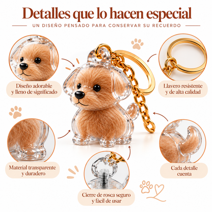 Huellia - Llavero Recuerdo de tu Mascota